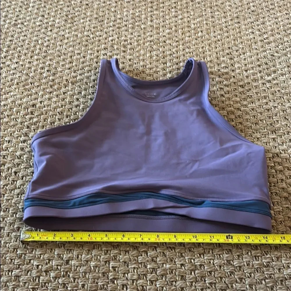 Johnny Was Purple and Teal Bra